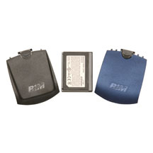 BlackBerry Battery, High Capacity with Blue and Black Door 